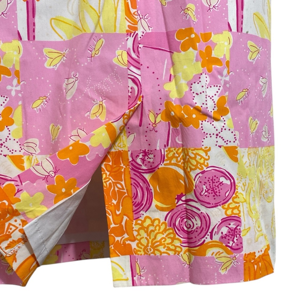 Vintage Lily Pulitzer Strapless Patchwork Dress - Picture 6 of 14